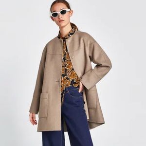 Zara Buttoned Coat